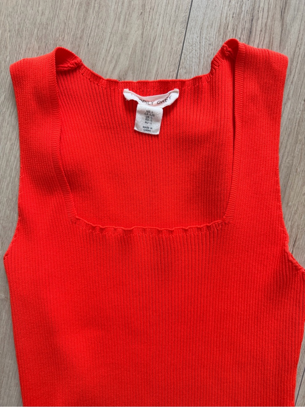 Happily Grey Ribbed Bodysuit